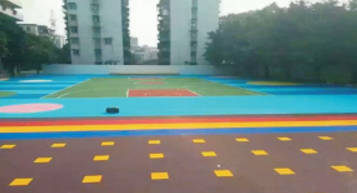 AG-17 水性矽PU塑膠球場地坪塗裝